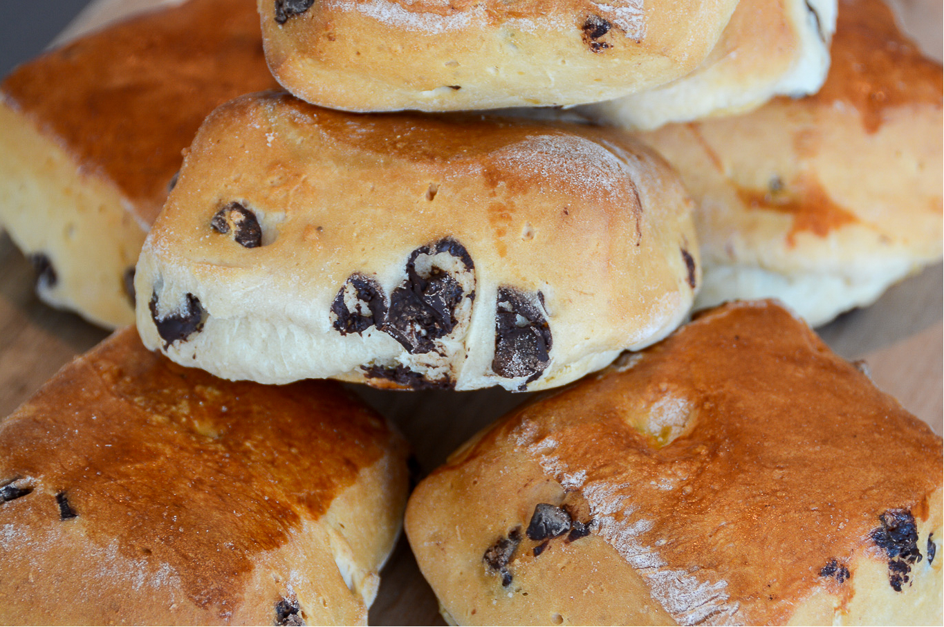 Scones med sjokolade
