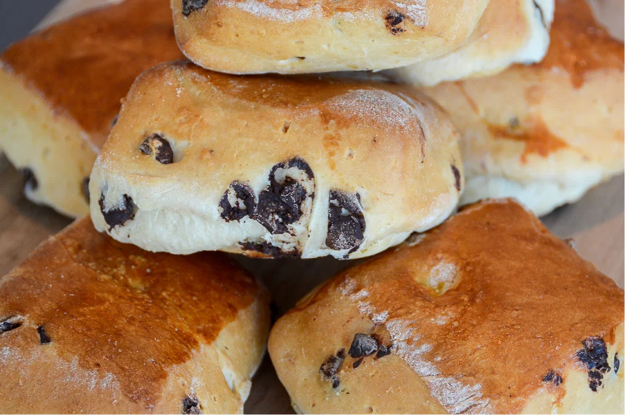 Scones med sjokolade