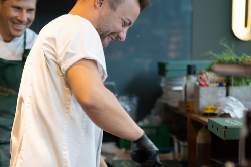 Italiensk steinovnspizza