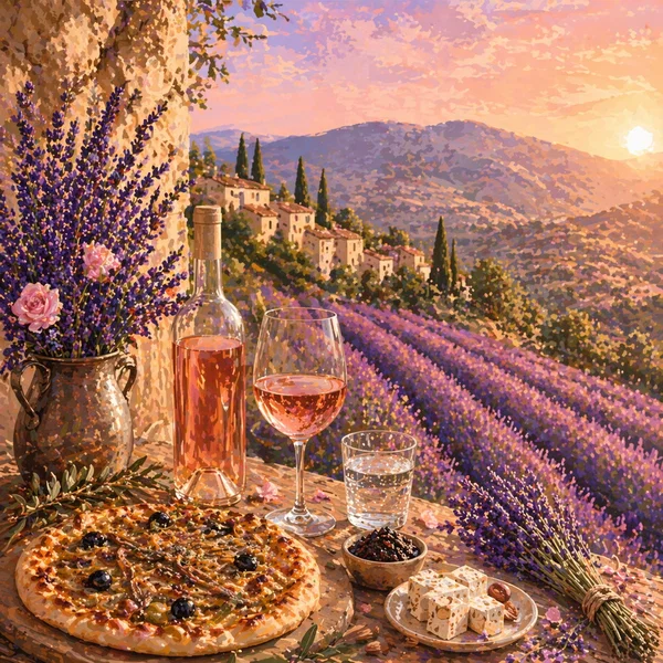 Roséåpning i Bakeriet. En liten reise til Provence