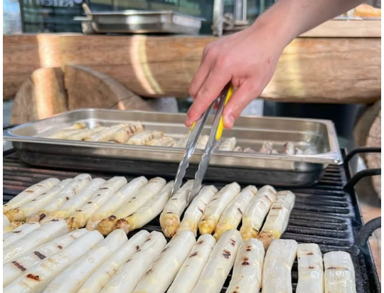 Hvite asparges fra Pfalz