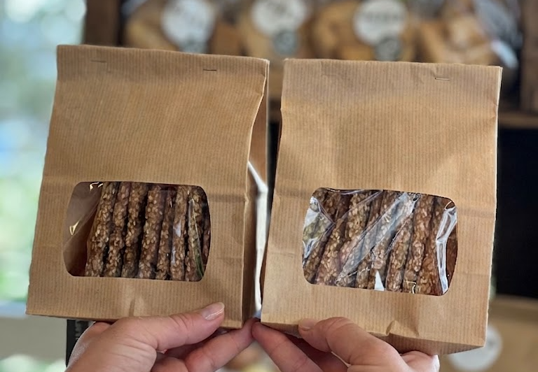 Knekkebrød med frø 