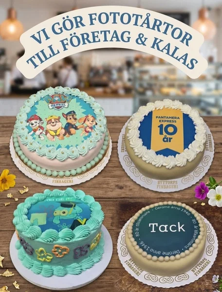 Beställ din fototårta hos oss