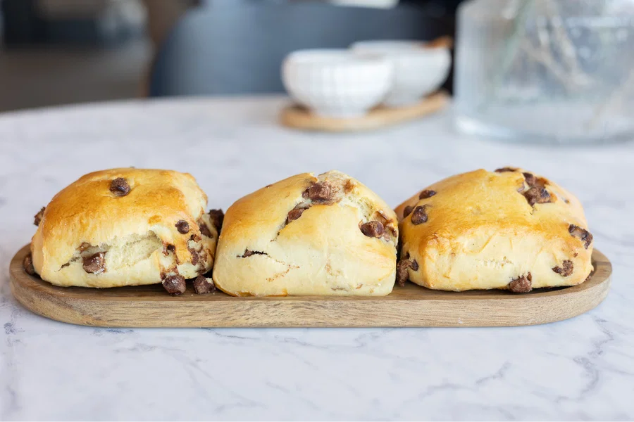 Scones med sjokolade